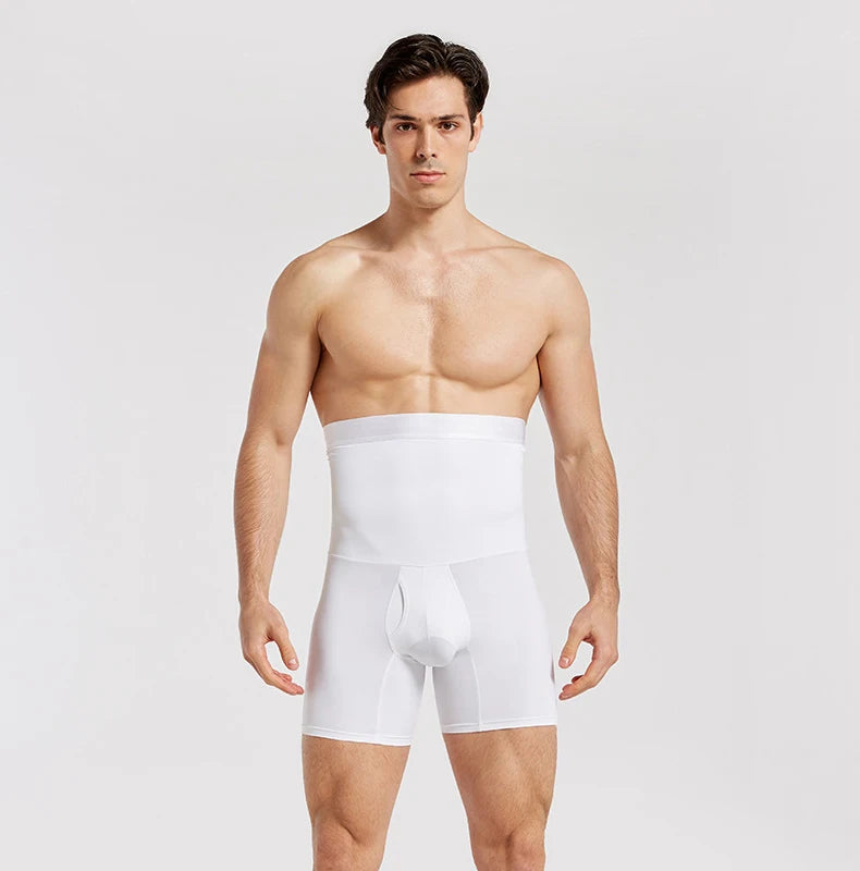 Men Tummy Control Shorts Body Shaper Compression High Waist Trainer Belly Tummy Control Slimming Shapewear Boxer Underwear Fajas