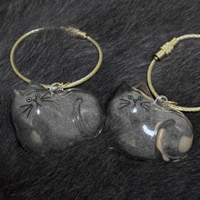 Transparent Cat/Dog Hair Collection Capsule Keychain Kawaii Memorial Pet Cat Dog Hair Capsule for Keychain DIY Pendant Accessory