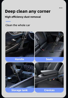 Auto multifunctionele stofzuiger Handheld krachtige zuigkracht Oplaadbare auto en thuis Kleine draadloze stofzuiger voor tweeërl