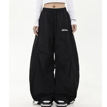 Casual Chic Sweatpant Retro Matching Oversize Women's Wide Leg Pant Low Waist Drawstring Lady Cargo Pants Y2K Hip Hop Streetwear