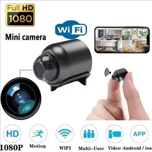 1080P HD Mini Camera WiFi Wireless HD Night Vision Camera Home X5 Remote Camera Kids Pet Safety Monitoring