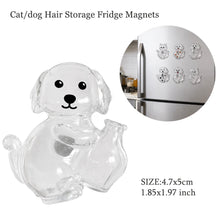 Creative Dog Hair Storage Keychain Transparent Dog\Cat Shape Memorial Pendant Handmade DIY Pet Souvenirs for Pet Lovers Gift