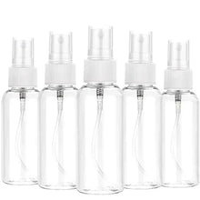 3/5/10pcs Refillable 10ml 30ml 50ml 60ml 100ml Clear PET Plastic Portable Spray Bottle Empty Perfume Container