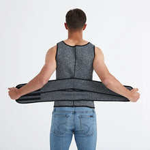 Men's Body Shaper Waist Trainer Sauna Vest Belts Sweat Sauna Corset Suits Abdomen Slimming Shapewear Fat Burning Fitness Tops