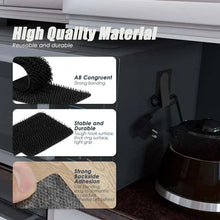 Self Adhesive Reusable Hook and Loop Cable Ties - Adjustable Cord Organizer Straps for Desk, Home & Office Cable Management