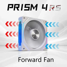 LDPCSJ PRISM 4 RS 12cm ARGB 4 Pin Computer Case Fan Quiet Cooling 12V Large Air Volume 800-1600RPM for Desktop Gaming PC Build