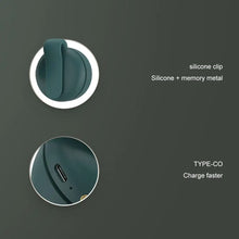 Portable Mini Bladeless Fan 3 Speed Adjustable Clip On Waist Shirt Silent Electric Fan Outdoor Travel Cooling Fan