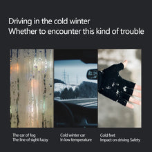Car Cooling & Heater Fan 12V 120W Auto Windshield Anti-Fog Electric Heating Dryer Defogging Demister Defroster