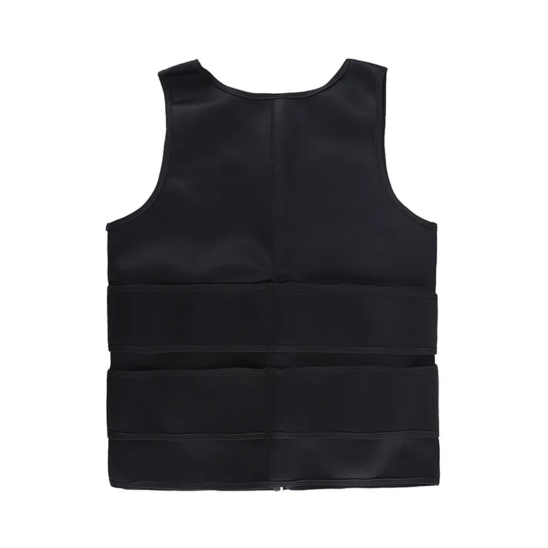 Men's Body Shaper Waist Trainer Sauna Vest Belts Sweat Sauna Corset Suits Abdomen Slimming Shapewear Fat Burning Fitness Tops