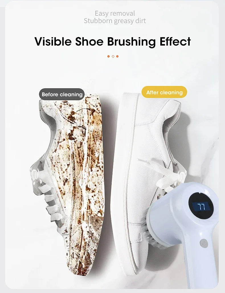 2025 Cordless Electric Spin Scrubber with 5 Brushes,IPX7 Waterproof Rechargeable Bathroom Cleaner for Tile/Shower/Grout Cleaning