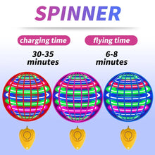 Floating Magic UFO Flying Ball LED Dazzling Lights Automatic Spinning Flying Machine Outdoor Sports Toy Birthday Gift