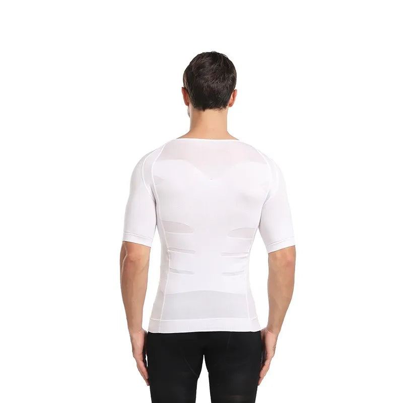 INSELLE Men Body Shaper Slimming Compression Vest Undershirt Seamless Waist Trainer Tank Top Belly Control Weight Loss Shapewear