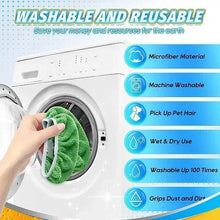 Eco-Friendly Mop Cover Set – 6-Pack Washable Flat Mop Pads for Dusting, Wet Mopping & Pet Hair Pickup, Reusable Alternative to