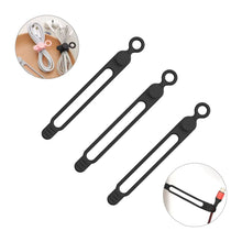 Silicone Cable Ties,Cord Organizer,Cable Straps,Reusable Cord Ties,Travel Cable Organizer ,Cute Elastic Tie, Wire Ties