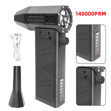 Air blower 140000RPM Turbo Jet Fan Brushless Motor Handheld Duct Fan 52M/S Portable Type-C Charging with Power Display ventilado