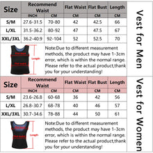 Men Neoprene Sweat Sauna Vest Waist Trainer Slimming Body Shapers Vest Shapewear Corset Gym Underwear Women Fat Burn Tank Top