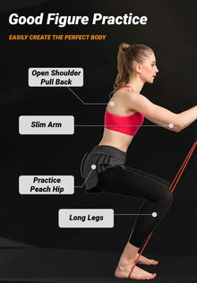 Resistance Bands With Handles, Exercise Bands, Workout Bands With Handles For Men Women, Strength Training Equipment At Home