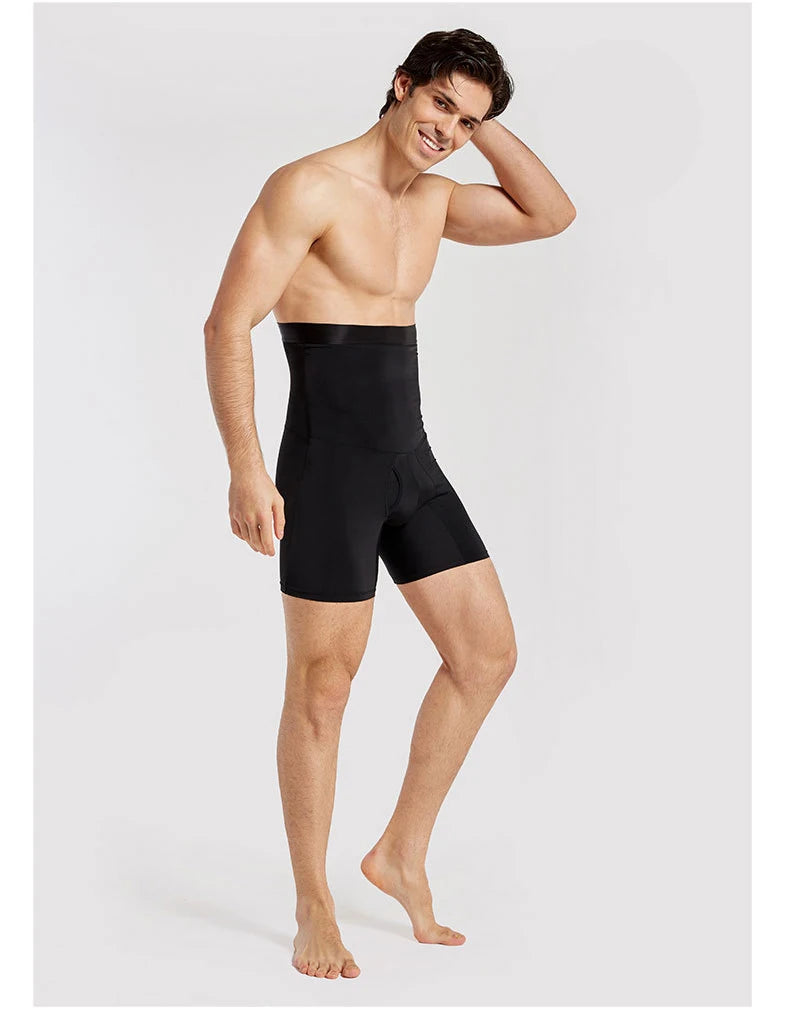 Men Tummy Control Shorts Body Shaper Compression High Waist Trainer Belly Tummy Control Slimming Shapewear Boxer Underwear Fajas