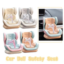 Dolls Accessories For Labubu Mini Plush Car Seat Safety Seat with Car Air Vent Ornament Car Decoration