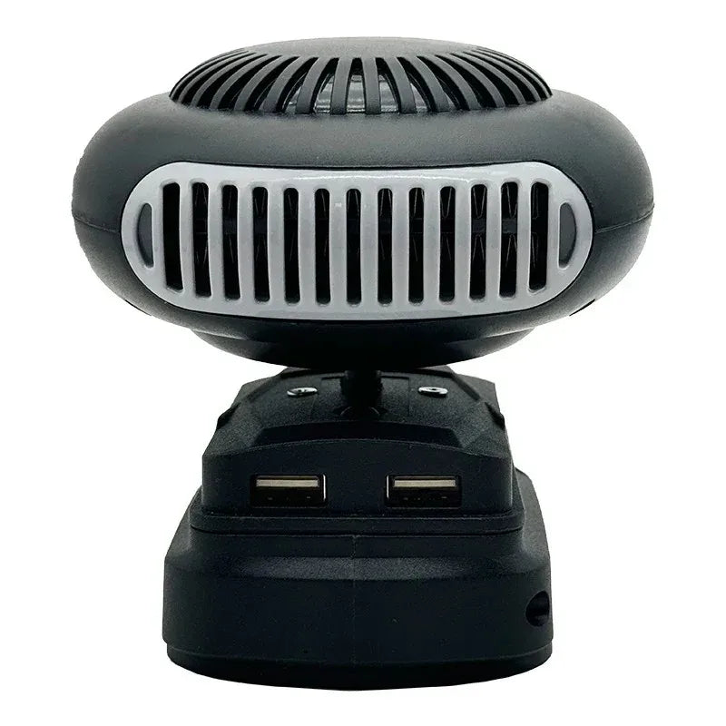 Portable Lithium Electric Power Warm Air Blower Fan Heater Hot&Cold Wind Dual Mode for Makita for Bosch for DeWalt for Milwaukee