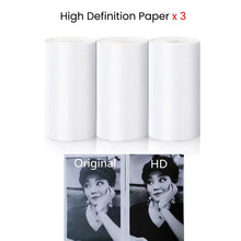 HD Mini Portable Thermal Printer 57mm Self-Adhesive Label Sticker Paper for Phone Picture Photo Universal Portable Label Printer