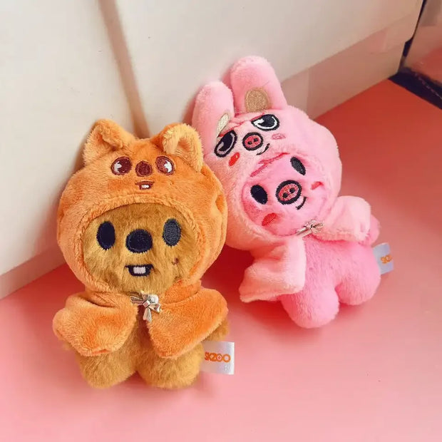 New KPOP Plush Keychain Korean Ide Pendant Toy Keychain Fan Collection Giftsol Plush Cartoon