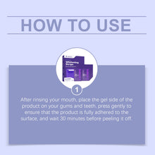 Purple Teeth Whitening Strips Improve Dental Yellowing Oral Cleaning Gel Teeth Bright Stain for Lasting Bright Smile