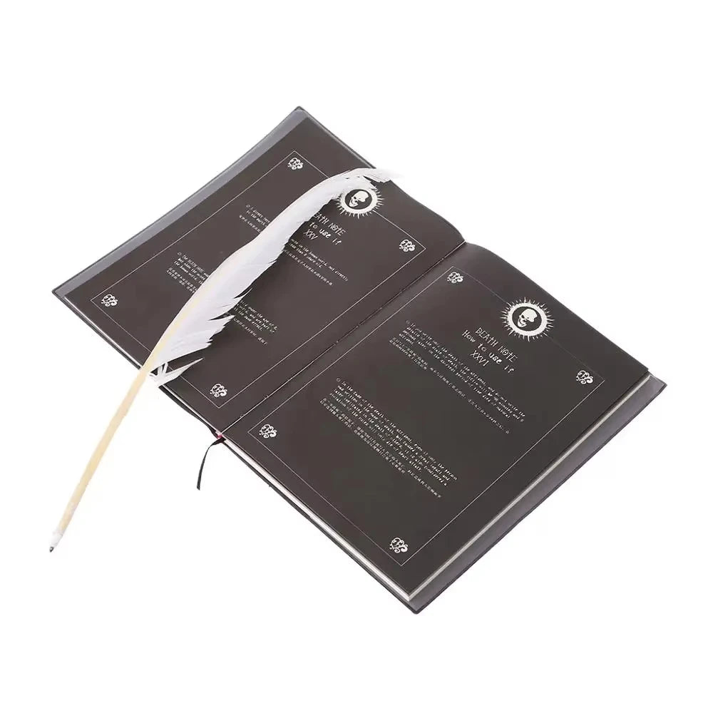 Death Note Anime Large School Notebook Collectible Writing Journal Diary Planner Stationery Cosplay Prop Fan