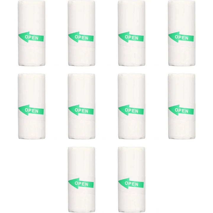 10Pcs Mini Printer Paper For peripage Self Adhesive Thermal Paper Printable Sticker Paper for Pocket Thermal Printer