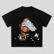 Summer Men's MJ Michael Jackson Printed 100%CottonNeutral O-Neck Short Sleeve Men's and Women's Fashion Hip Hop T-shirt Fan Gift