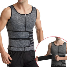 Men's Body Shaper Waist Trainer Sauna Vest Belts Sweat Sauna Corset Suits Abdomen Slimming Shapewear Fat Burning Fitness Tops