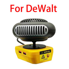 Portable Lithium Electric Power Warm Air Blower Fan Heater Hot&Cold Wind Dual Mode for Makita for Bosch for DeWalt for Milwaukee