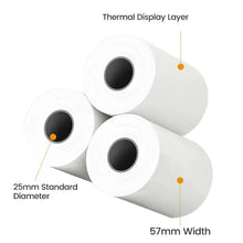 HD Mini Portable Thermal Printer 57mm Self-Adhesive Label Sticker Paper for Phone Picture Photo Universal Portable Label Printer