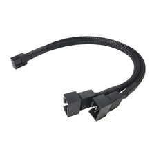 1 to 5 PWM Fan Hub PC CPU Cooling 4PIN Fan Power Cable Hub Adapter Sleeved Case Splitter for Computer Cooler Case Fans