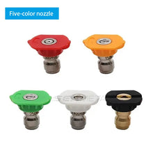 SEAMETAL Car Wash Gun Short Handle High Pressure Washer Gun with 5 Spray Nozzle Tips For Car Washing And Garden Cleaning Tools
