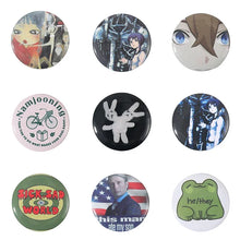 32-75MM Tinplate Pin Button Cartoon Anime Characters Round Icon Collection Brooch Badges Backpack Jewelry Fan Friends Gift
