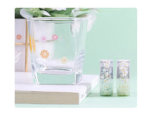 5 Rolls Transparent Decorative Tape PET Waterproof Self-Adhesive Flower Daisy Pattern Decorative Masking Sticker Clear Tape