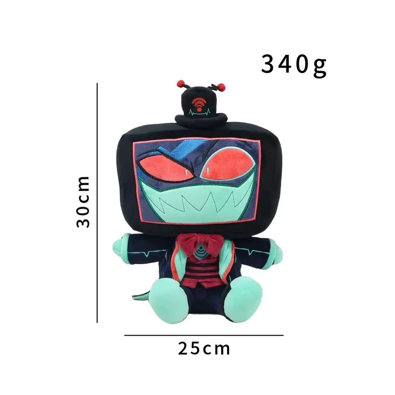 Cute Hazbin Hotel S3 Vees Villainous Vox Niffty Plush Toy Doll Pillow Soft Stuffed Cartoon Fans Decoration Toys Birthday Gifts