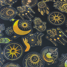 100 Pack Transparent PET Stickers BOHO Designs – Snake;Sun;Moons;Stars etc-Perfect for DIY, Bujo, Phone Cases, Windows & More