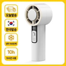 molancano MOLANCANO Portable Mini BLDC 100-Speed Handheld Air Conditioner Fan Rechargeable Cooling Fan USB Wireless Handy Fan