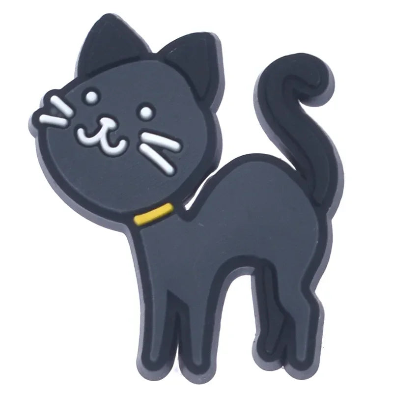 Shoe Charms for Crocs Accessories
 Pet Cat Shoes Charm for Croc Decorations Pins Men Accessory Jeans Woman Clogs Clips Badges