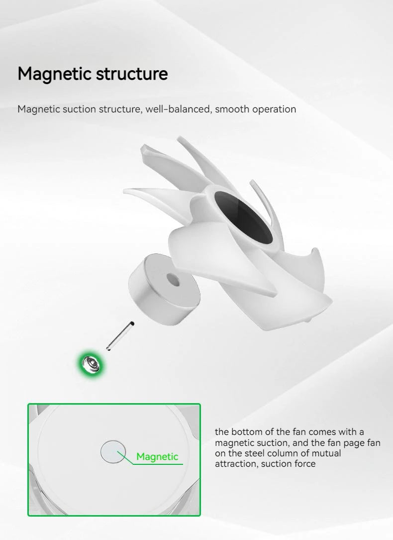 TEUCER JM-1 PC Cooling Case Fan ARGB Mirror Cycle Light Effect Wireless Stitching PWM Water Cooling 360mm CPU Cooler Fan