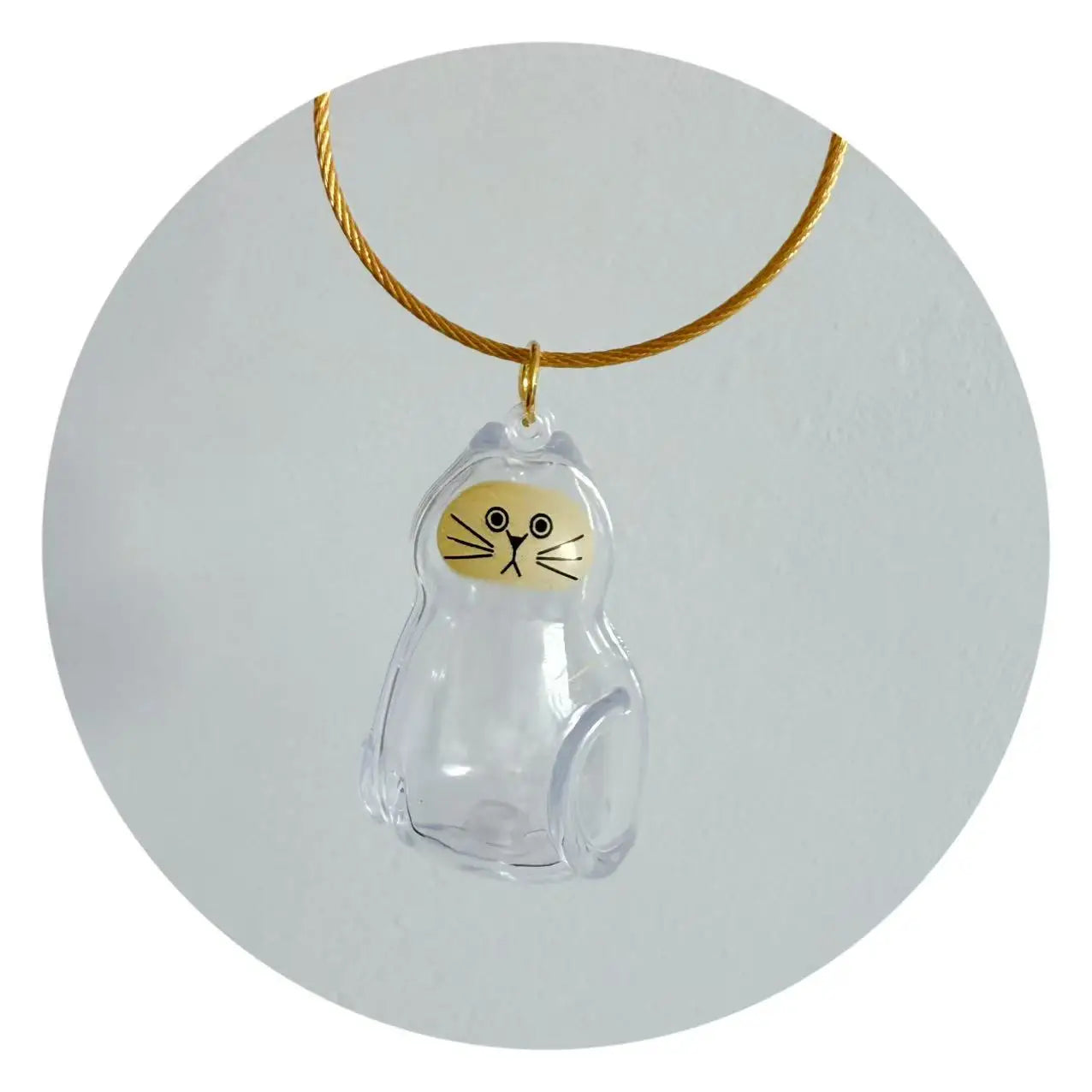 Creative Dog Hair Storage Keychain Transparent Dog\Cat Shape Memorial Pendant Handmade DIY Pet Souvenirs for Pet Lovers Gift