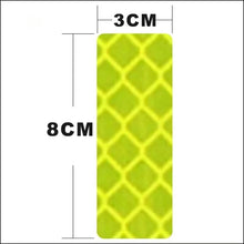 10 Reflective Stickers, Warning Safety Reflective Stickers, Pet Safety Warning 1.18 X 3.25inch Waterproof Night Vision Stickers