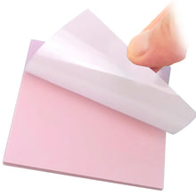50 Sheets/pad Transparent Sticky Notes Pad Waterproof Self-Adhesive Clear Memo Message Reminder Home Office School Supplies
