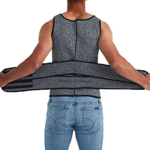 Men's Body Shaper Waist Trainer Sauna Vest Belts Sweat Sauna Corset Suits Abdomen Slimming Shapewear Fat Burning Fitness Tops