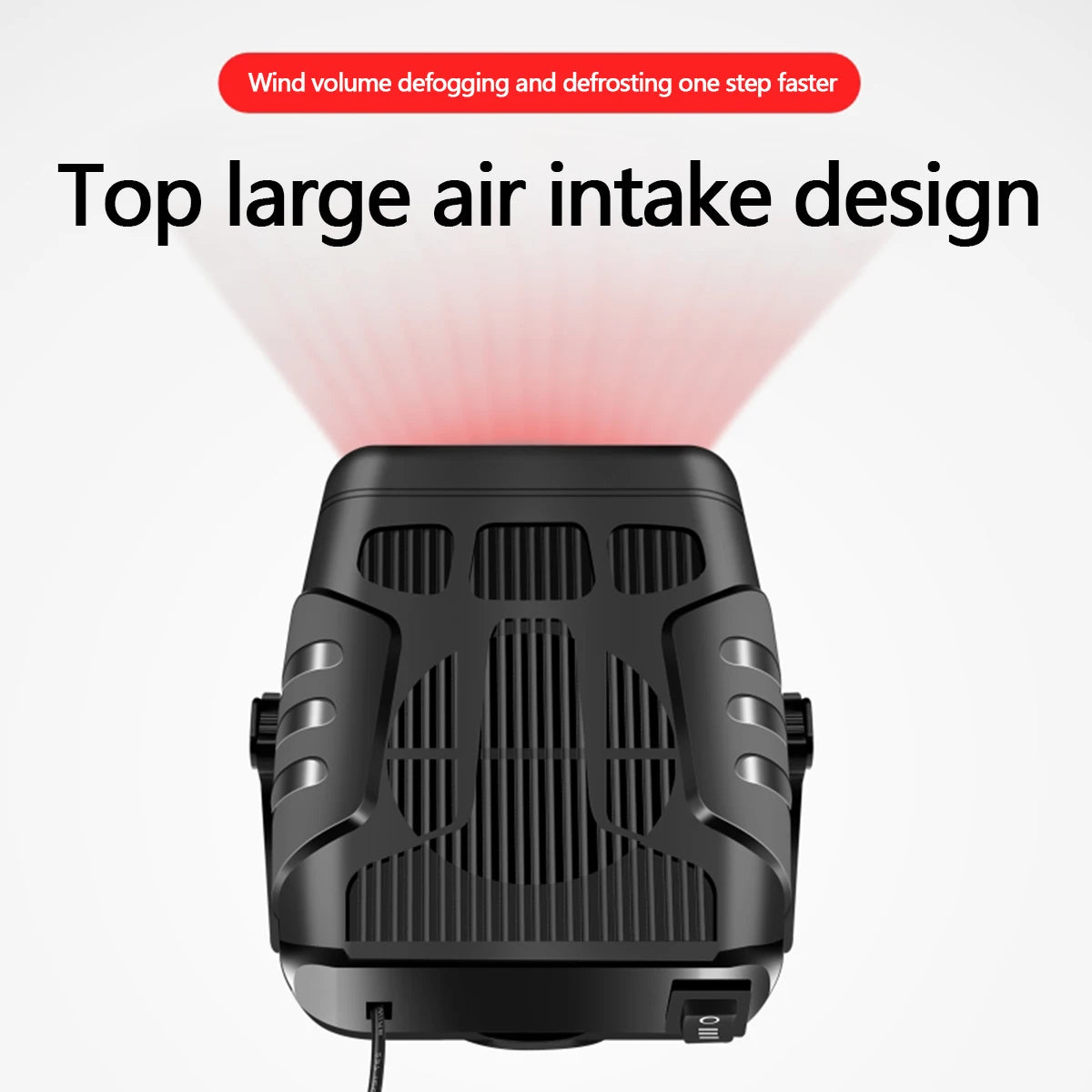 Car Cooling & Heater Fan 12V 120W Auto Windshield Anti-Fog Electric Heating Dryer Defogging Demister Defroster