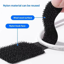 5/100Pcs Reusable Cable Organizer Desk Wire Winder Cable Tie Organizer Self Adhesive Cord Rope Holders Cord Protection Straps