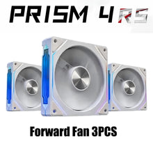 LDPCSJ PRISM 4 RS 12cm ARGB 4 Pin Computer Case Fan Quiet Cooling 12V Large Air Volume 800-1600RPM for Desktop Gaming PC Build