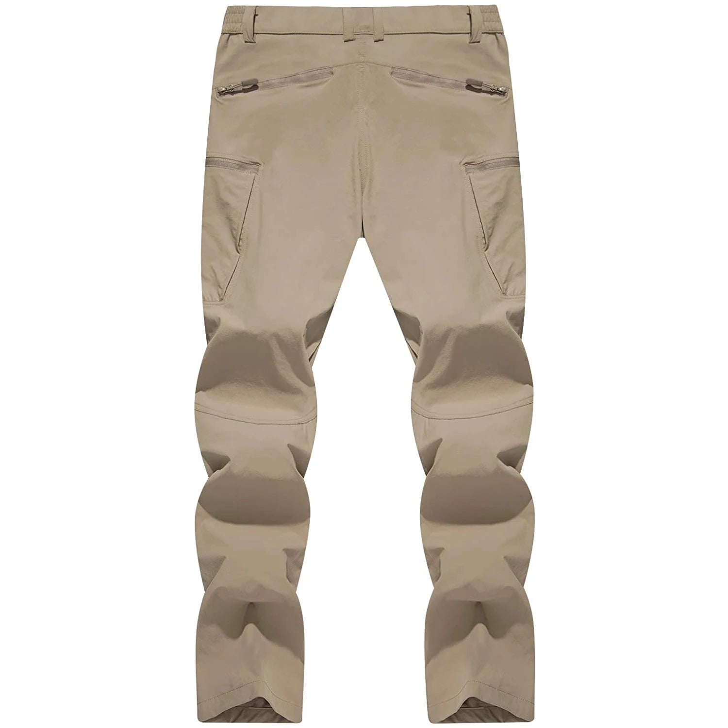 TACVASEN Summer Lightweight Trousers Mens Fishing Pants Outdoor Hiking Nylon Quick Dry Pockets Cargo Pants Casual Work Trousers